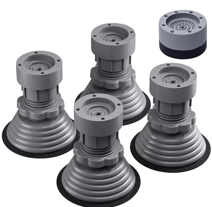 Bộ 4 chân đế cao su 722s chống rung tăng giảm máy giặt tủ lạnh tiện lợi phù hợp cho mọi loại máy