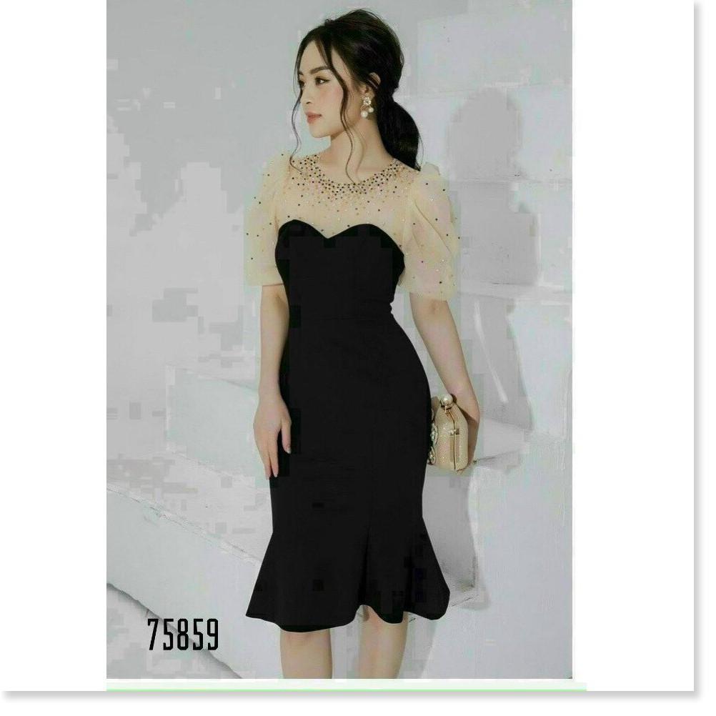 ĐẦM UMI ĐÍNH NGỌC MÀU SẮC XINH XẮN NHƯNG KHÔNG KÉM PHẦN SÁNG TRỌNG THỜI TRANG KING STORE