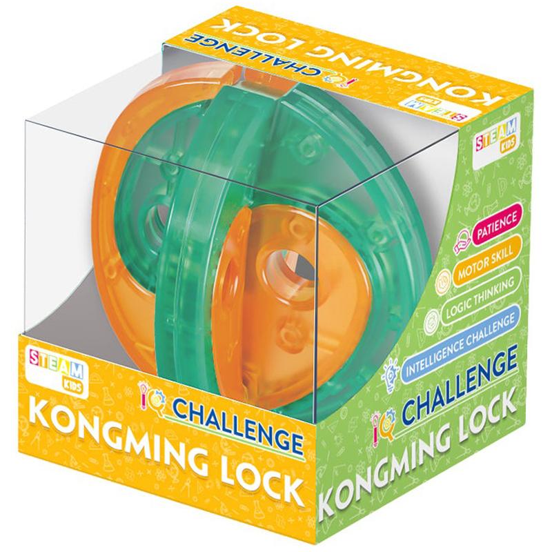 Đồ Chơi Hack Não Khóa Khổng Minh Khối Cầu Lục Anh Sắc - Steam Kids EQY8063