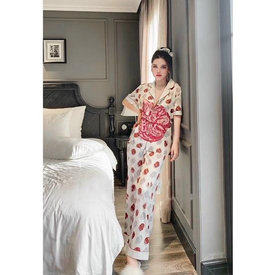 BỘ PYJAMA HOẠ TIẾT CLC 017 QUẢNG CHÂU CAO CẤP