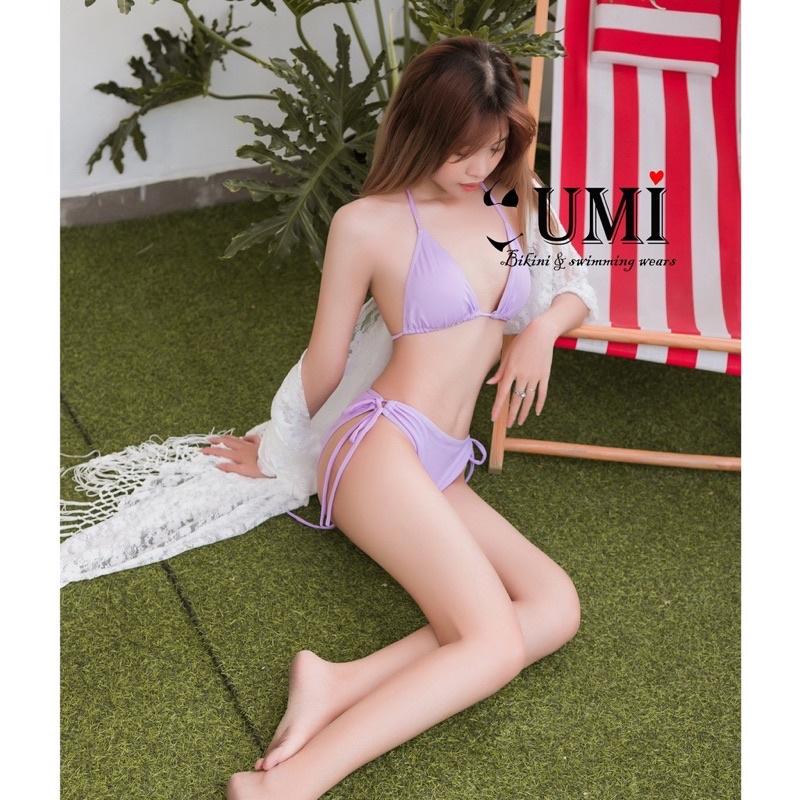 Bikini 2 mảnh màu tím pastel nhẹ nhàng