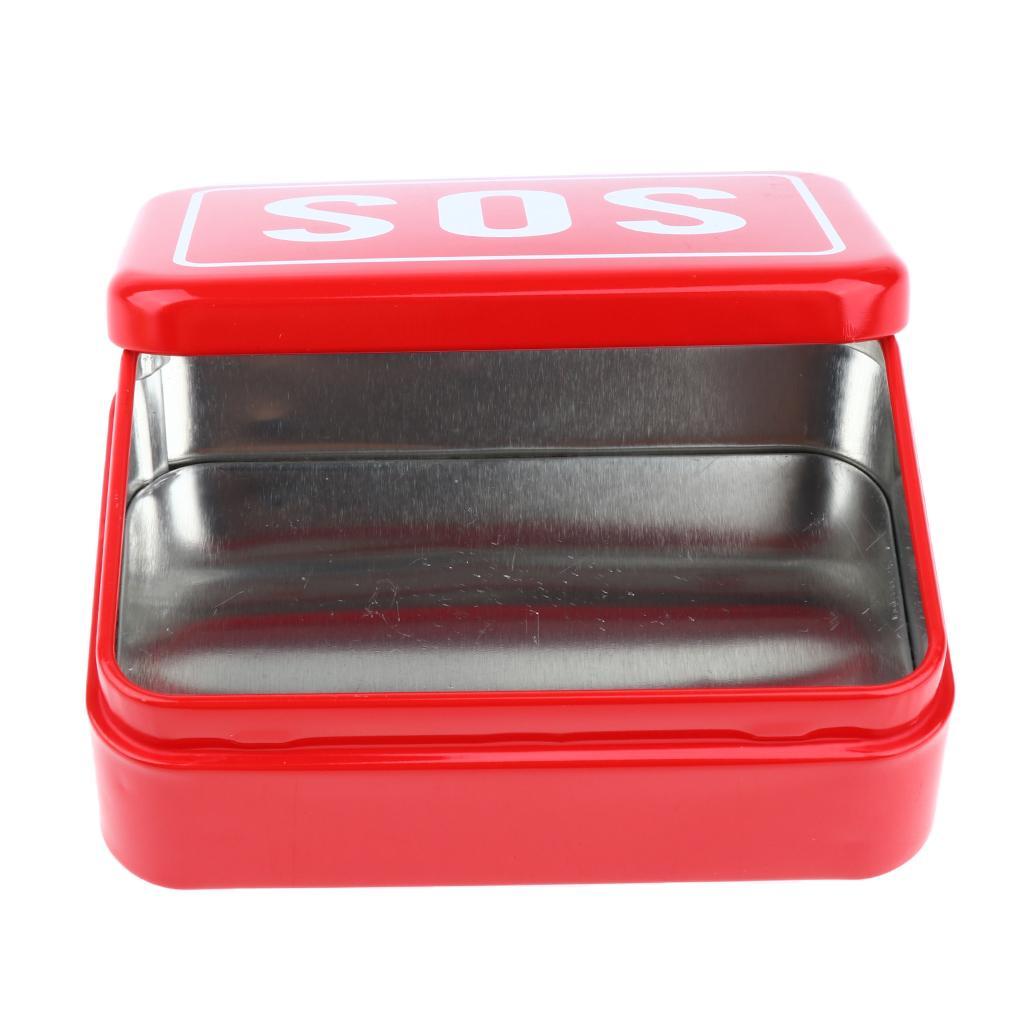 Outdoor Tool Box Organizer Camping Hiking Climbing Tool Storage Carry Case Red Color