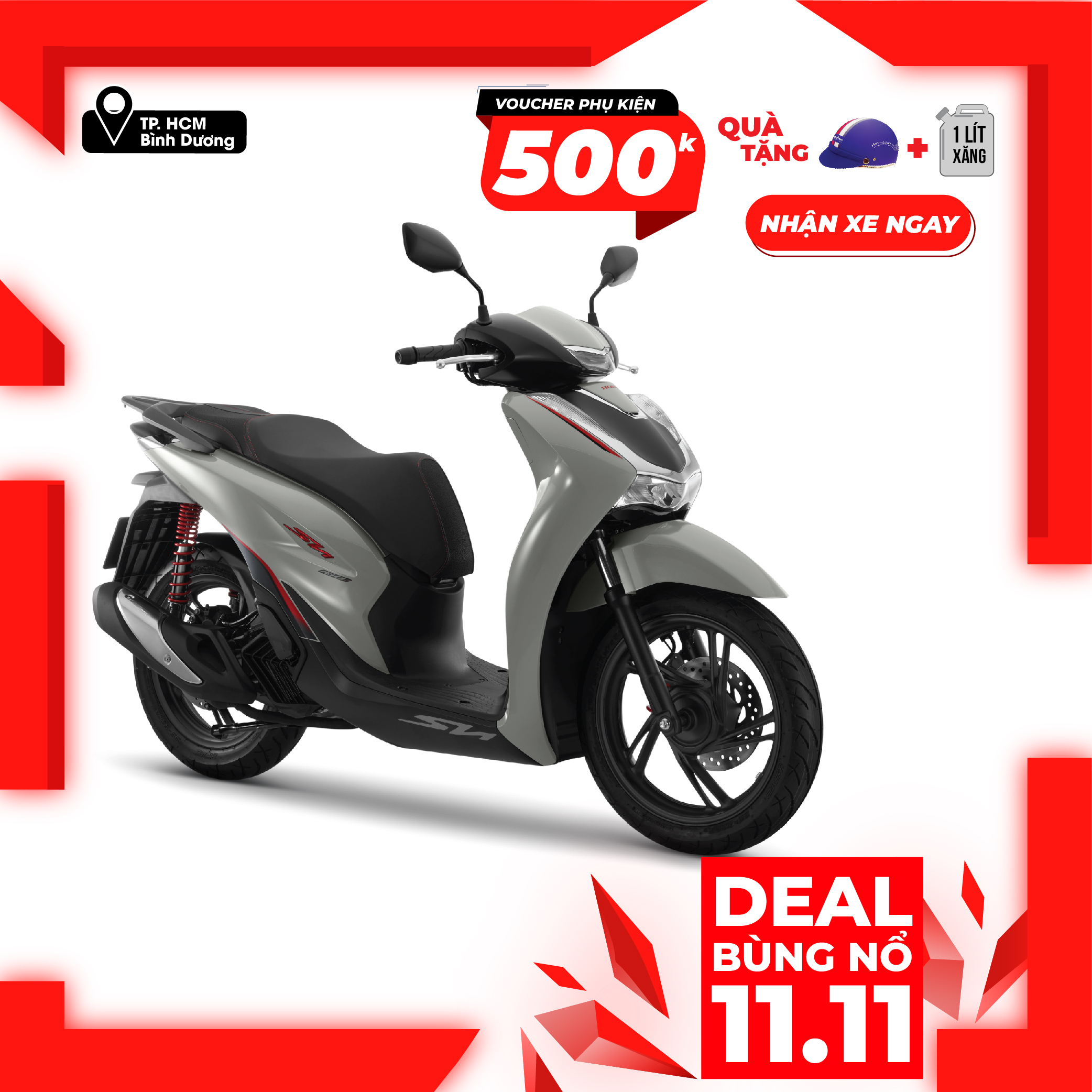 Xe Máy Honda SH 160i 2024 - Phiên Bản Thể Thao