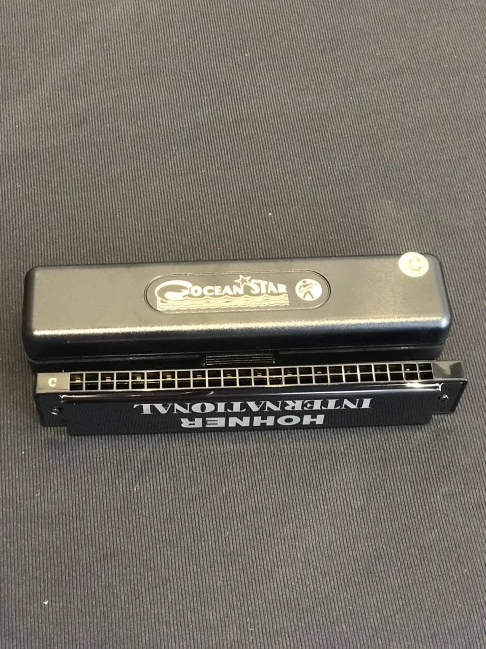 Kèn harmonica tremolo 24 lỗ Ocean Star màu đen- Chính hãng Hohner Đức