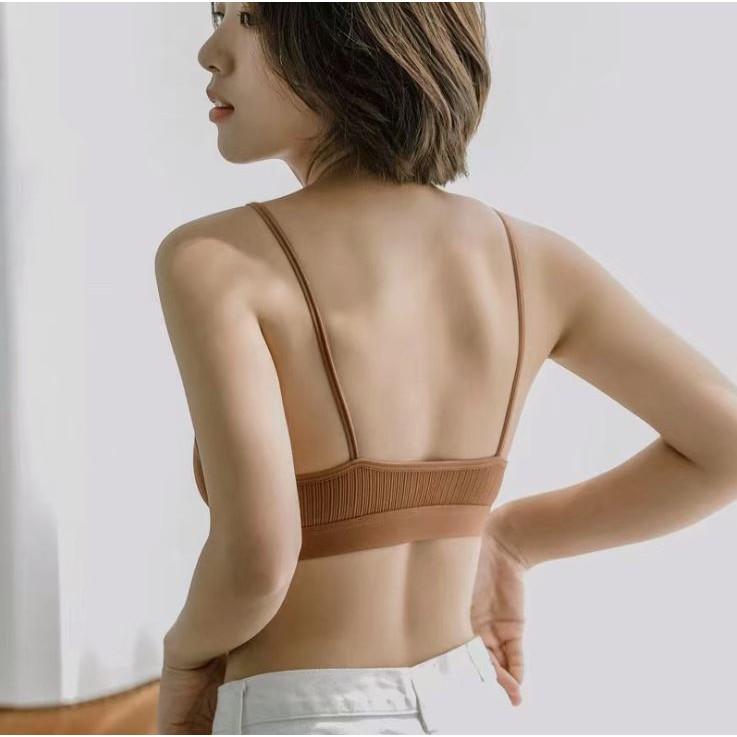 Áo Lót Bralette Cotton Mỏng Có Đệm Lót B308