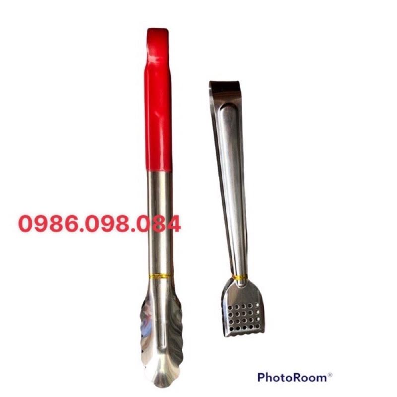 Kẹp inox gắp thức ăn, gắp đá