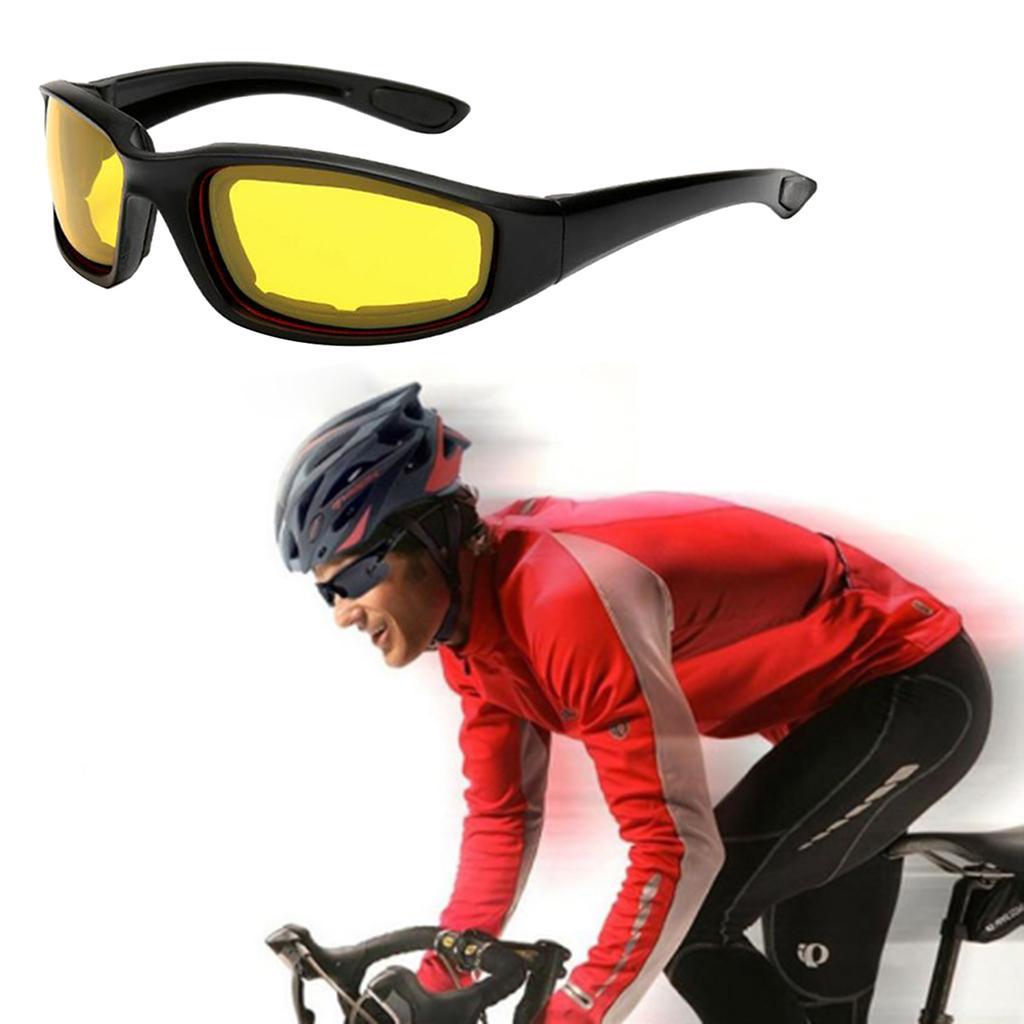 2 Pair Flexible Anti-Fog Motorcycle Goggles UV400 for Outdoor Sports