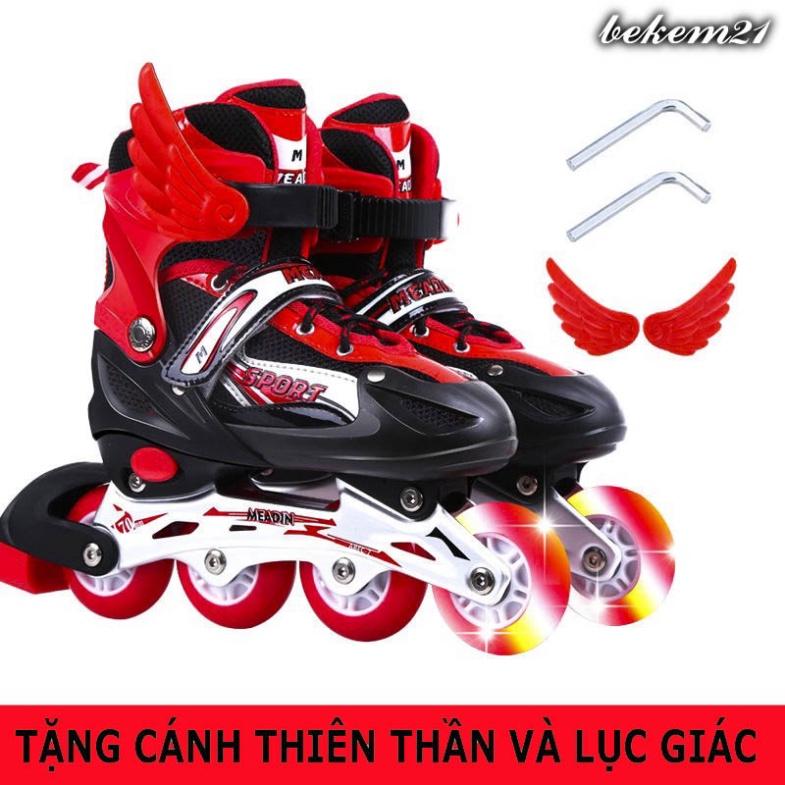 Rẻ Nhất Thị Trường Giày Trượt Patin Phát Sáng Sport Trẻ Em - Batin Người Lớn QF Thế Hệ Mới