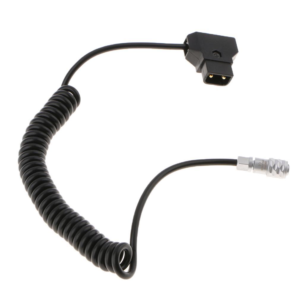 2pcs D-tap Power Cable Cord w/ Reverse Polarity Protection for BMPCC 4k 1.5m