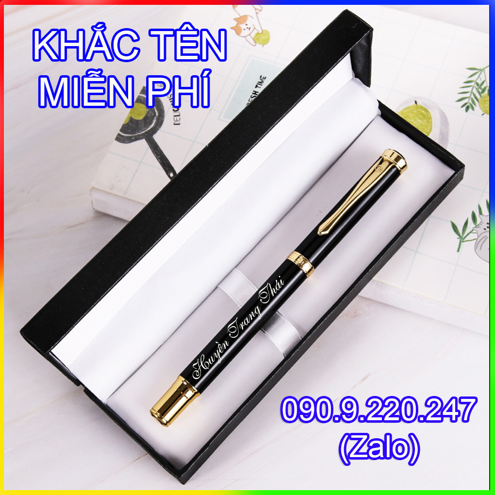 Bút Ký Tên Dạ Bi Kim Loại Phủ Sơn Bóng Cao Cấp B&J BJ002 dành cho doanh nhân, khẳng định đẳng cấp cá nhân, ngòi viết 0.5mm, thiết kế độc lạ