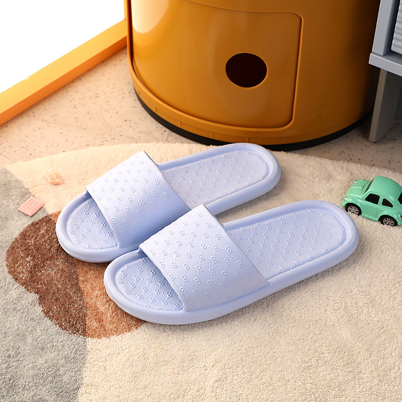 Dép đi trong nhà, dép văn phòng siêu nhẹ, chống trơn trượt, họa tiết thanh lịch – Hàng nhập khẩu – Dép GC – Xanh da trời – 40-41 GC