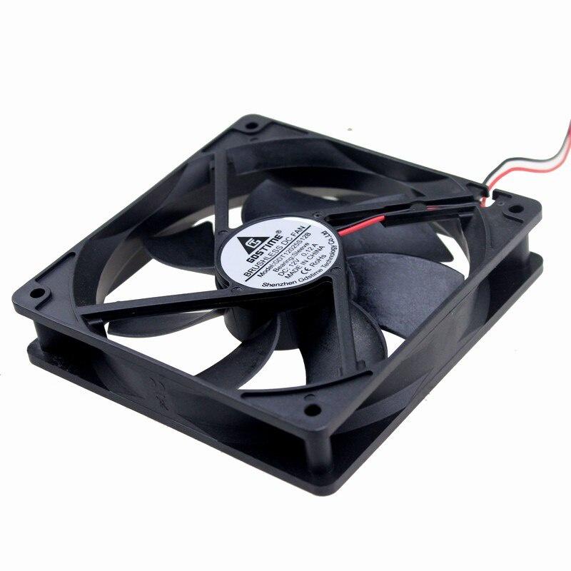 Gdstime 1 Pcs 1-Wire 4Pin Connector 11mm 11x11x11mm DC 11V PC Computer Case Cooler Cooling Fan 11cm 1111s 11mm*11mm
