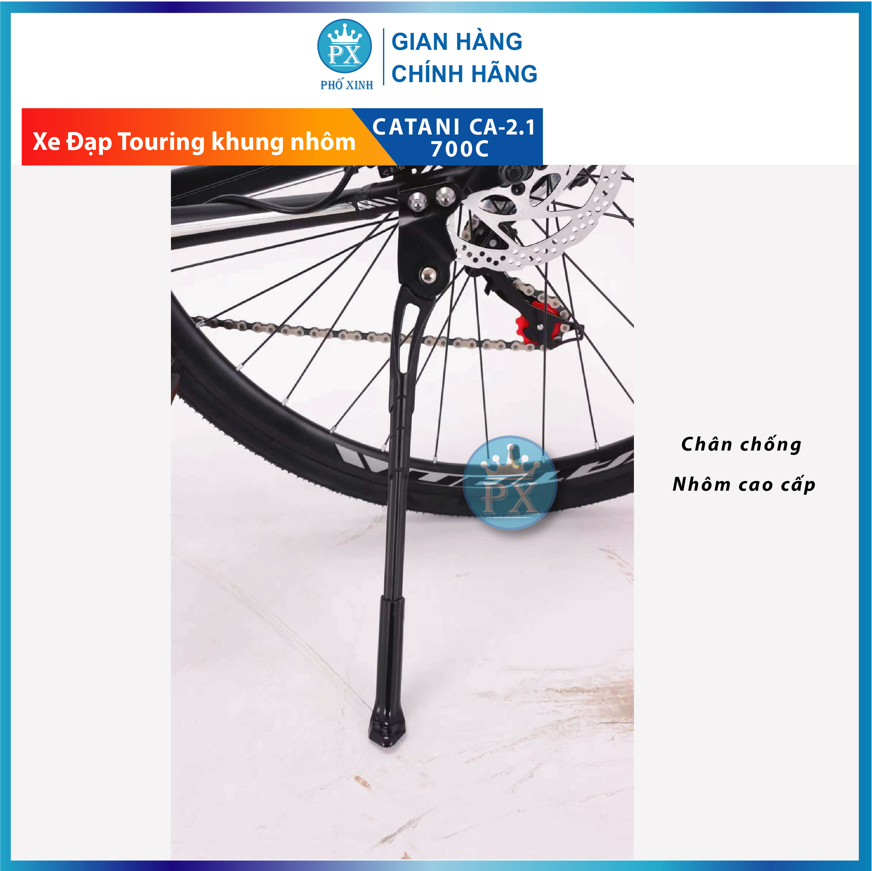 Xe Đạp Touring Catani CA-2.1 700c Khung Nhôm