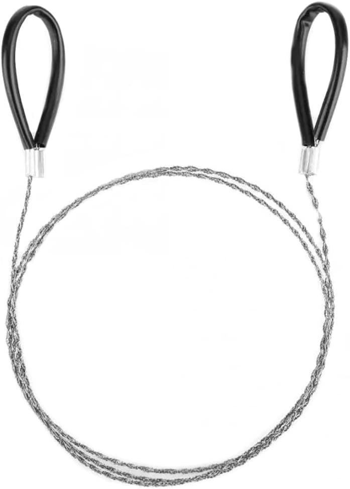 Cưa bỏ túi bằng thép không gỉ có vòng - Dài 75cm - Cưa dây cải tiến cho gỗ và nhựa - Khả năng cơ động nhỏ - Đóng gói nhanh chóng - Tuyệt vời cho hoạt động ngoài trời, cắm trại
