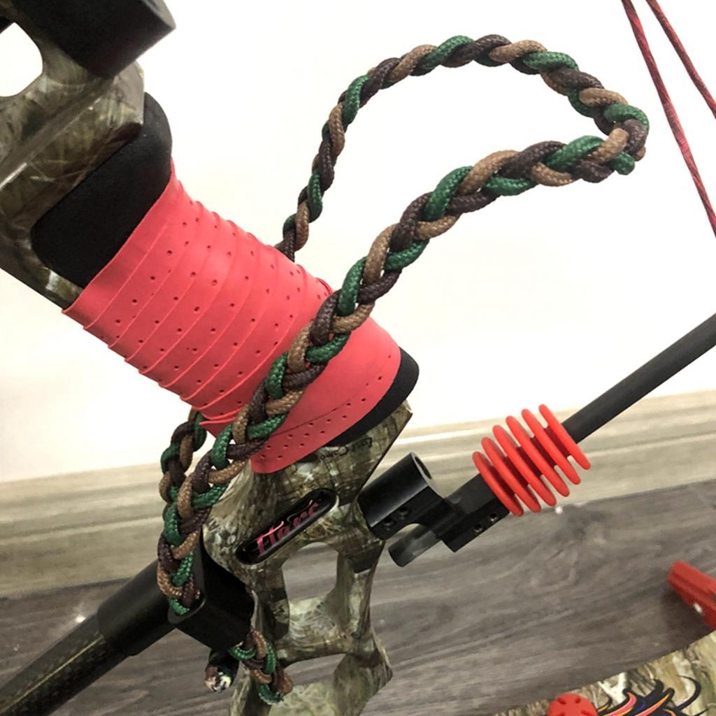 Adjustable Outdoor Hunting Outdoor Bow Braided Wrist Strap