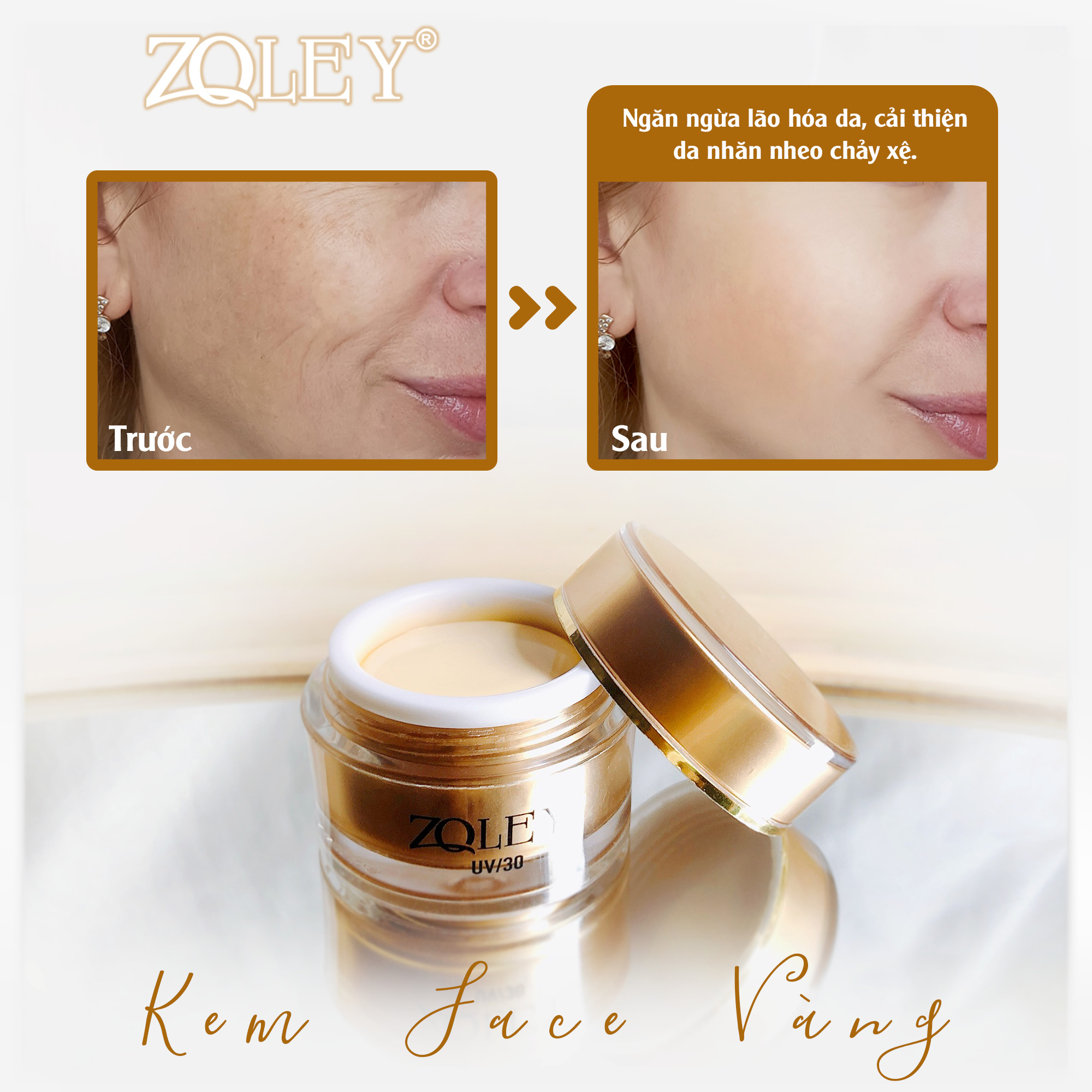 Kem Dưỡng Trắng Da Collagen Ngừa Lão Hóa Zoley 10g