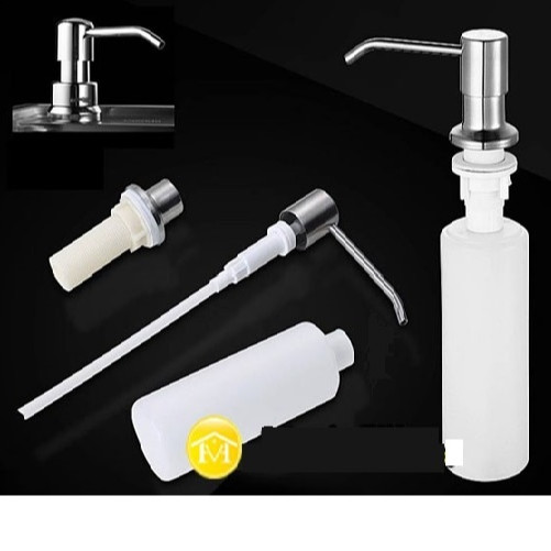 Combo chậu rửa chén bát inox sus304 Valenza 10048 có hộc rác, cài dao thớt, kèm vòi rửa bát nóng lạnh inox sus304 cần lò xo, bộ xả chậu, bình xà phòng, rá rau củ inox đa năng