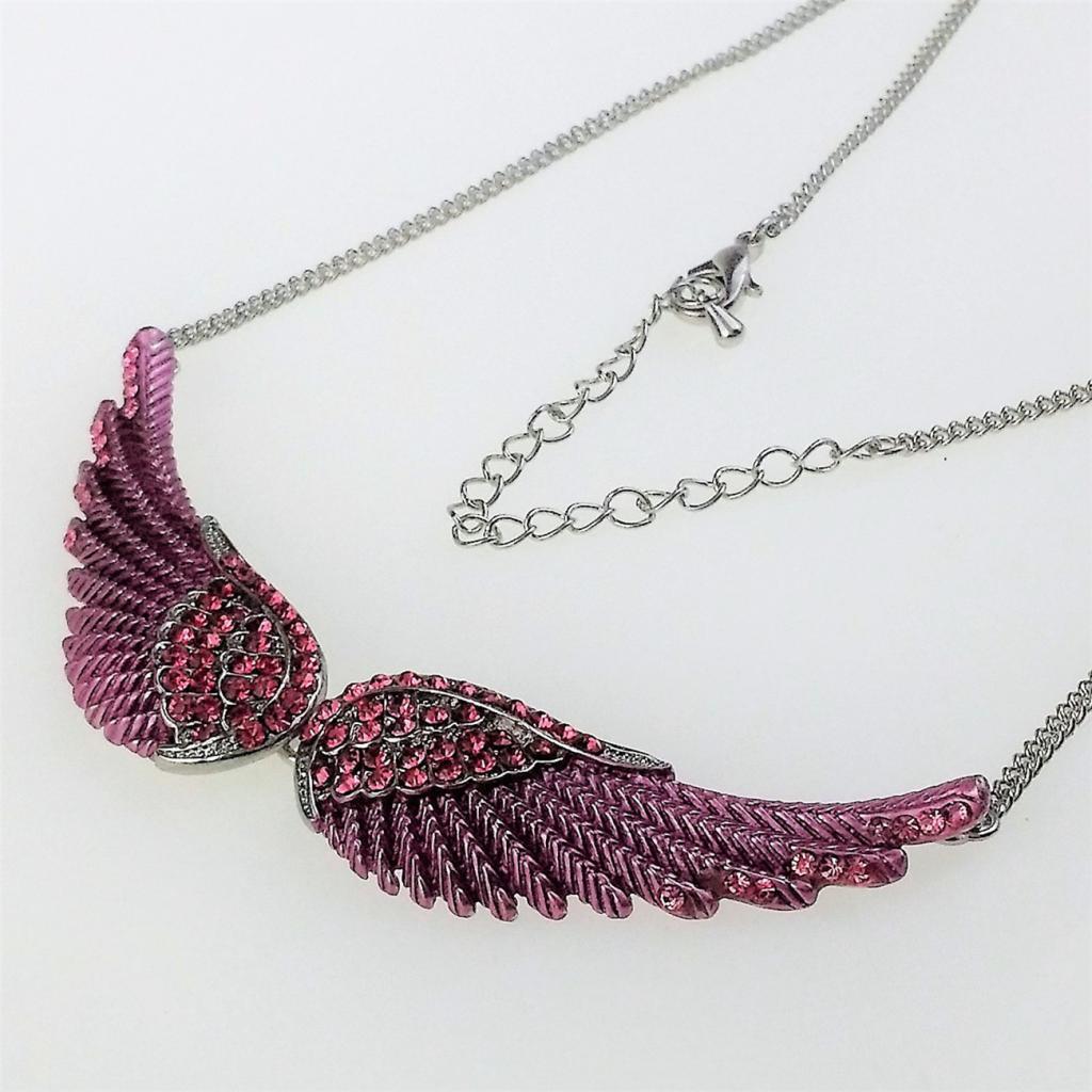 Vantage Angle Wings Necklace Wings Choker Pendant Women Fashion Jewelry