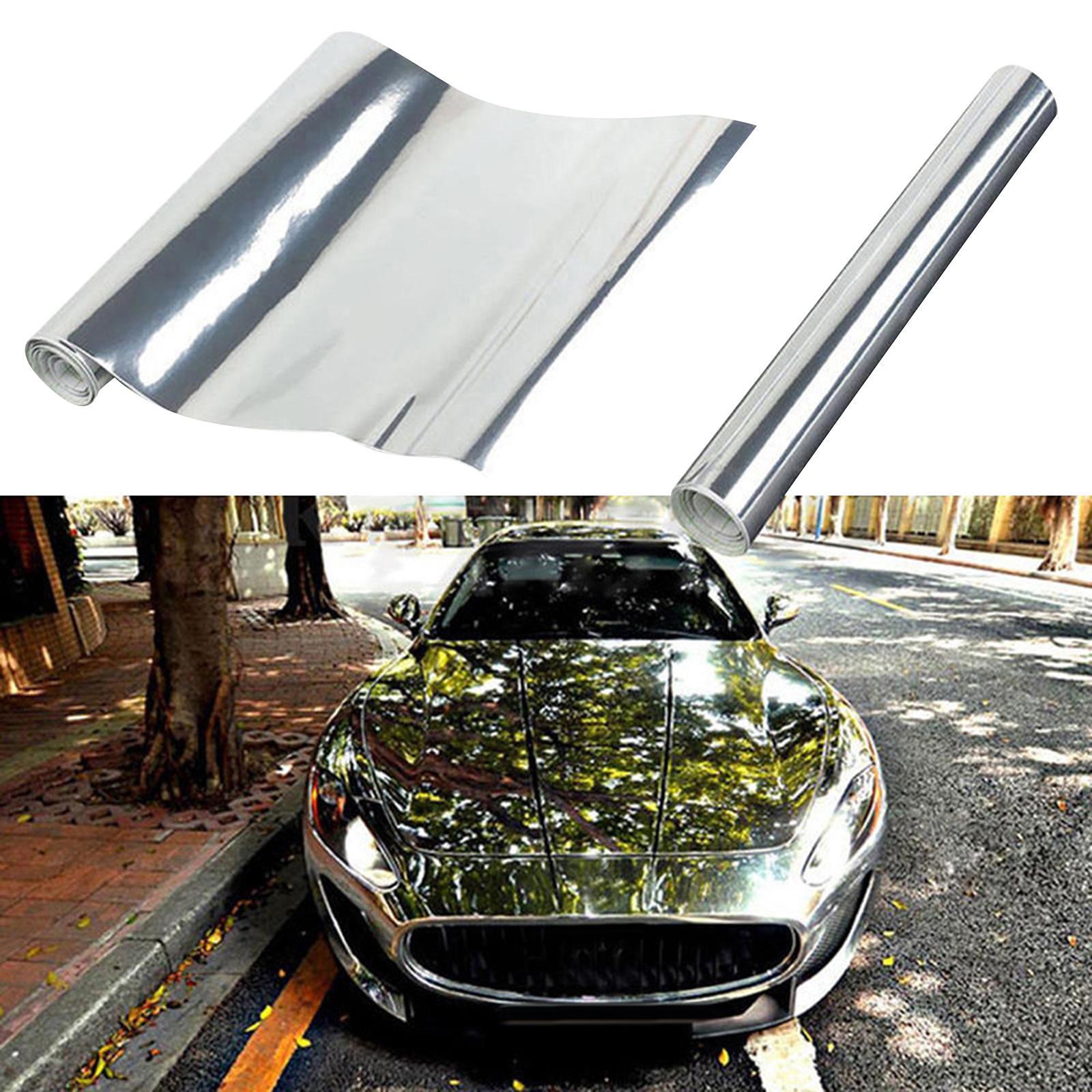 Chrome  Vinyl Wrap Sticker Decal Protective Film for Bike