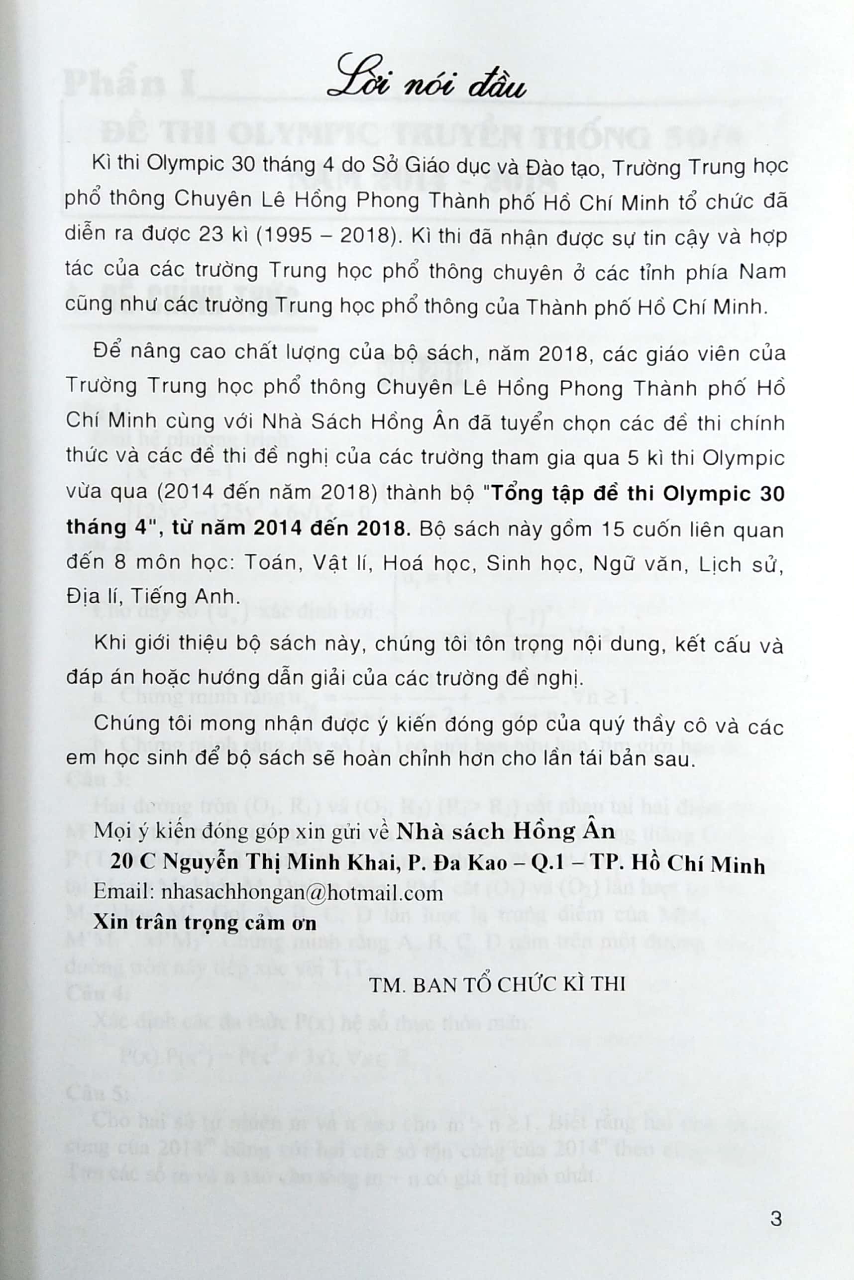 Tổng Tập Đề Thi Olympic 30 Tháng 4 Toán 11