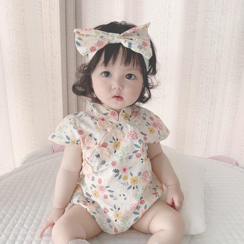 Vải thô hoa vintage 100% cotton mềm mát ít nhăn