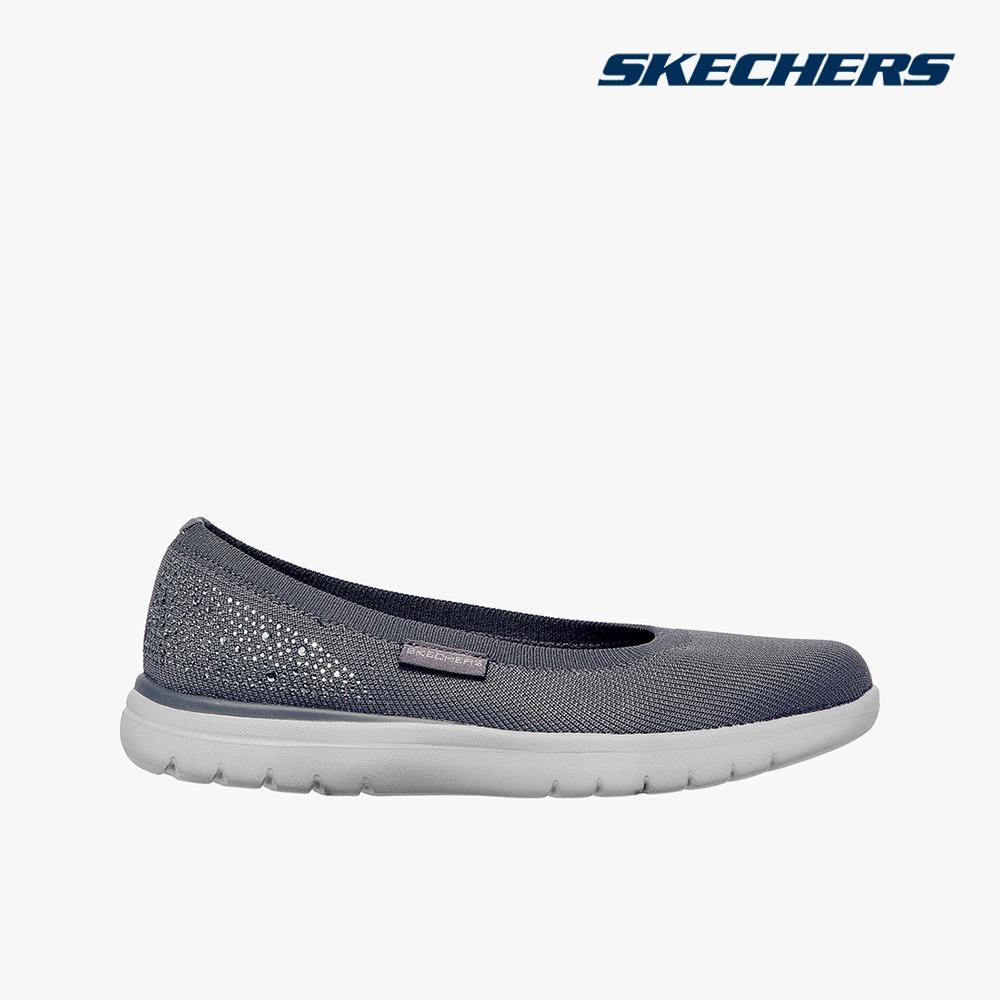SKECHERS - Giày búp bê nữ mũi tròn On The Go Flex 136393