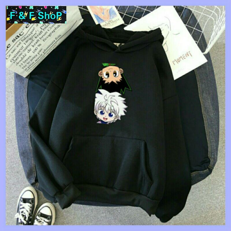 Áo hoodie - Kawaii Hunter X Hunter unisex Áo Killua Zoldyck Anime nhiều mẫu HOT siêu chất