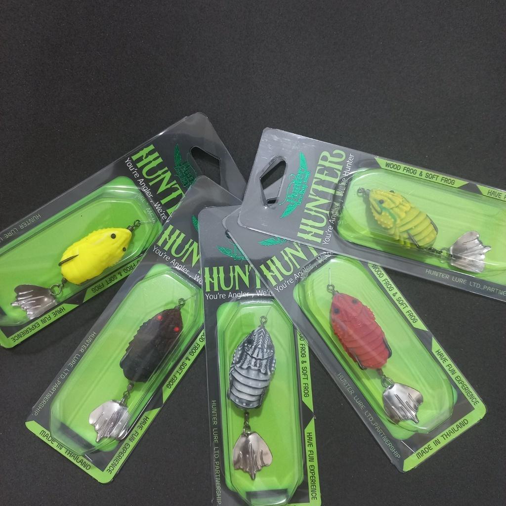 Mồi Nhái Hunter V456 Mồi Câu Lure Câu Cá Lóc Cá Quả Cao Cấp