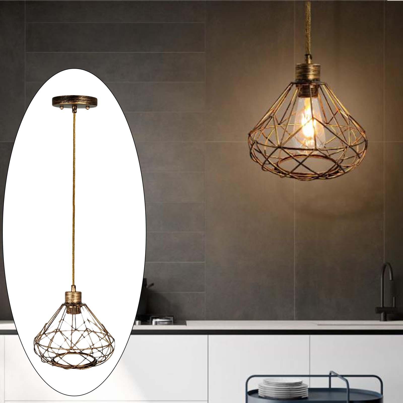 Rustic Lantern Chandelier Hanging Light Fixture for Farmhouse Party Bedroom 1m