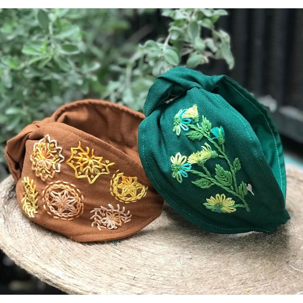 Băng đô handmade thêu tay đẹp