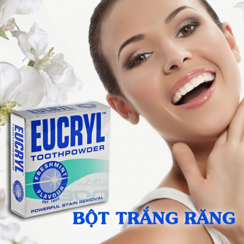 Bột Đánh Răng Tẩy Trắng Eucryl 50g