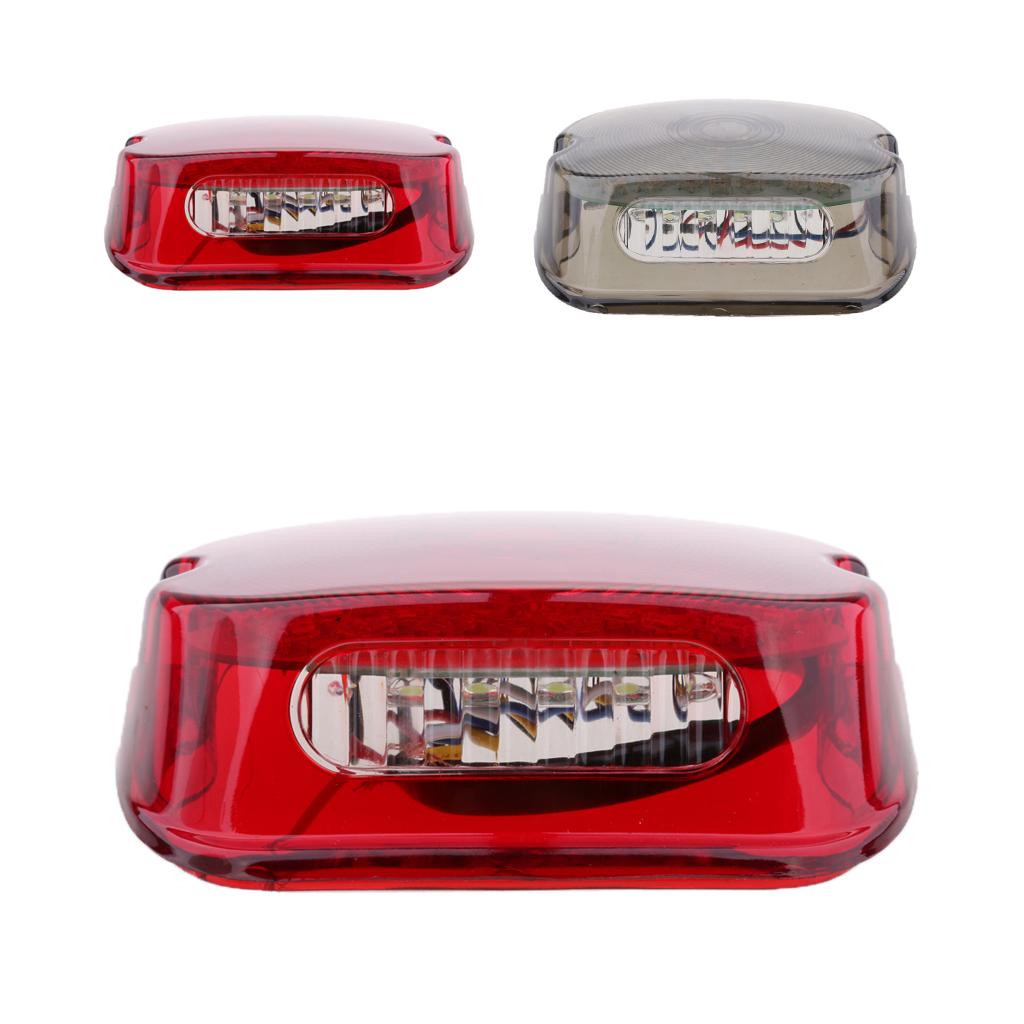 Red Motorcycle LED Turn Signal Tail Light For 91-10 Harley Sportster Softail
