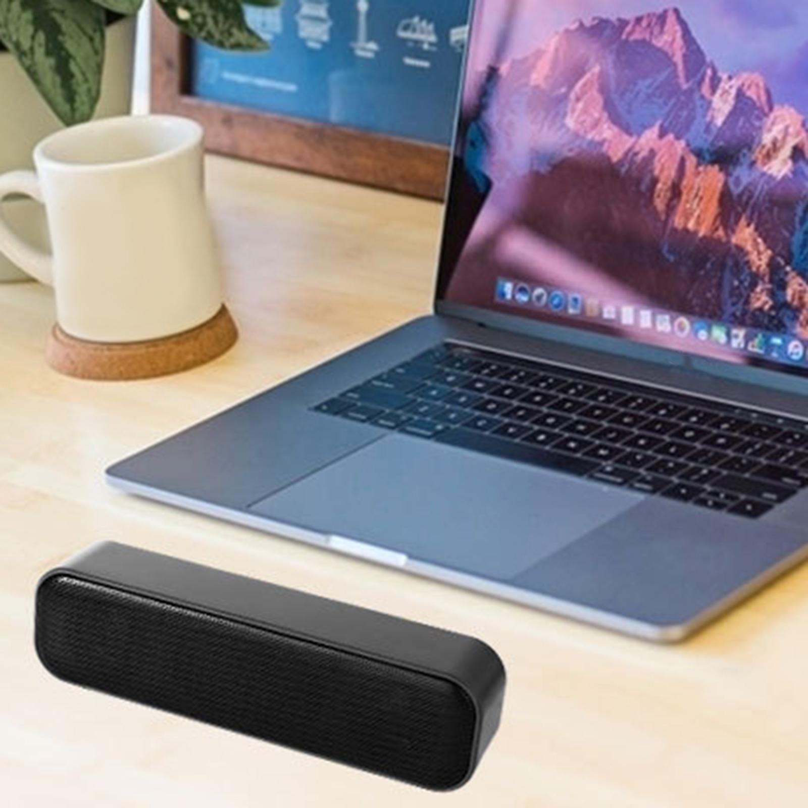 Portable Mini Speaker USB Powered Laptop Soundbar Subwoofer Music Player