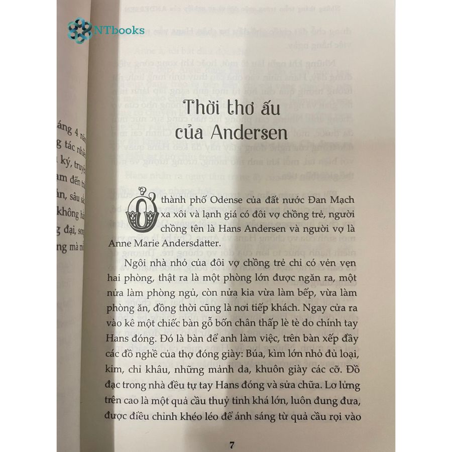 Sách Kể Chuyện Cuộc Đời Các Thiên Tài - Những Thăng Trầm Trong Cuộc Đời Và Sự Nghiệp Của Andersen - Rasmus Hoài Nam