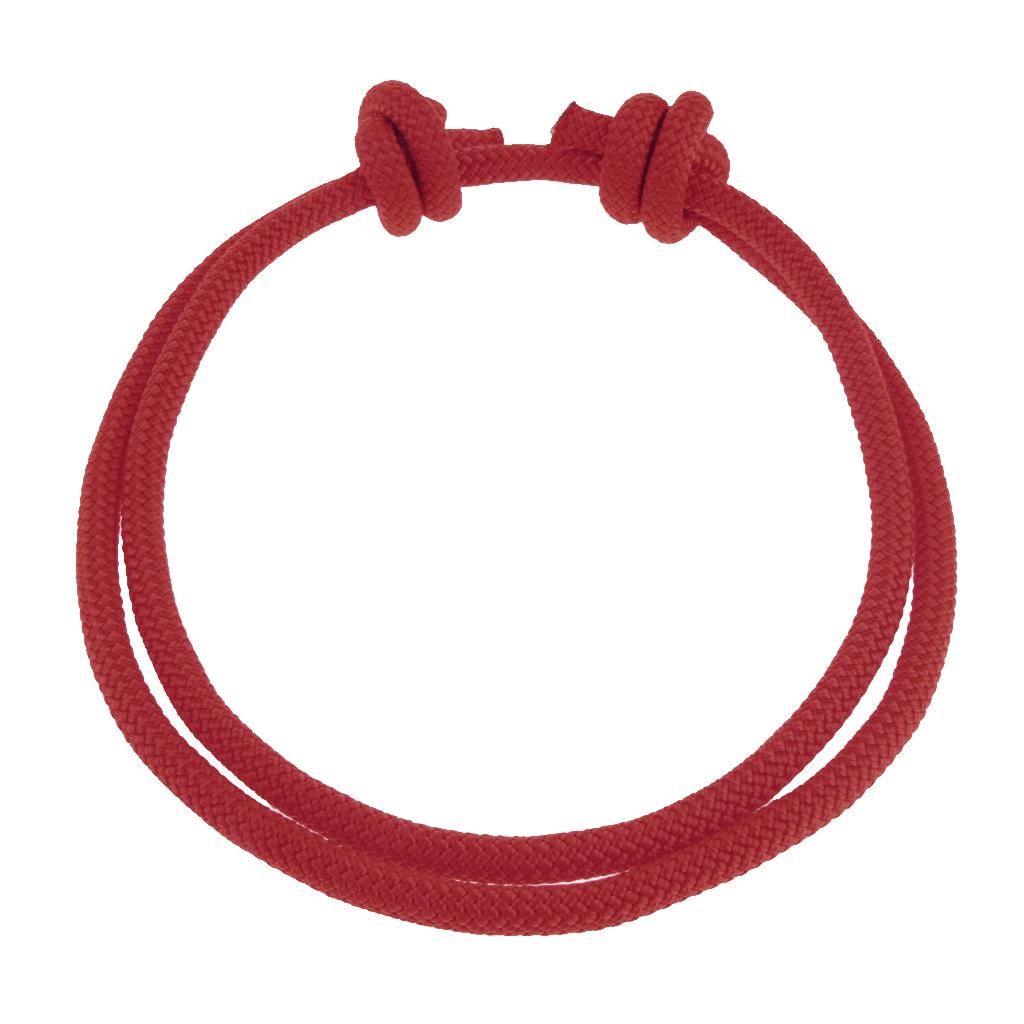 2x6mm Heat Resistant Rock Climbing Knotted Pre-sewn Prusik Cord Red