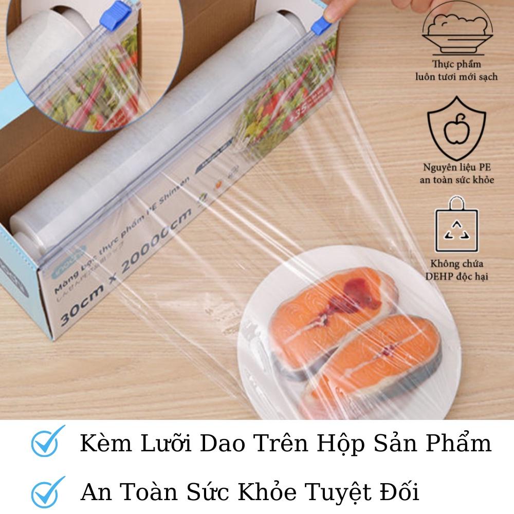 (HCM)Màng bọc thực phẩm PE Shinsen giúp bảo quản thực phẩm