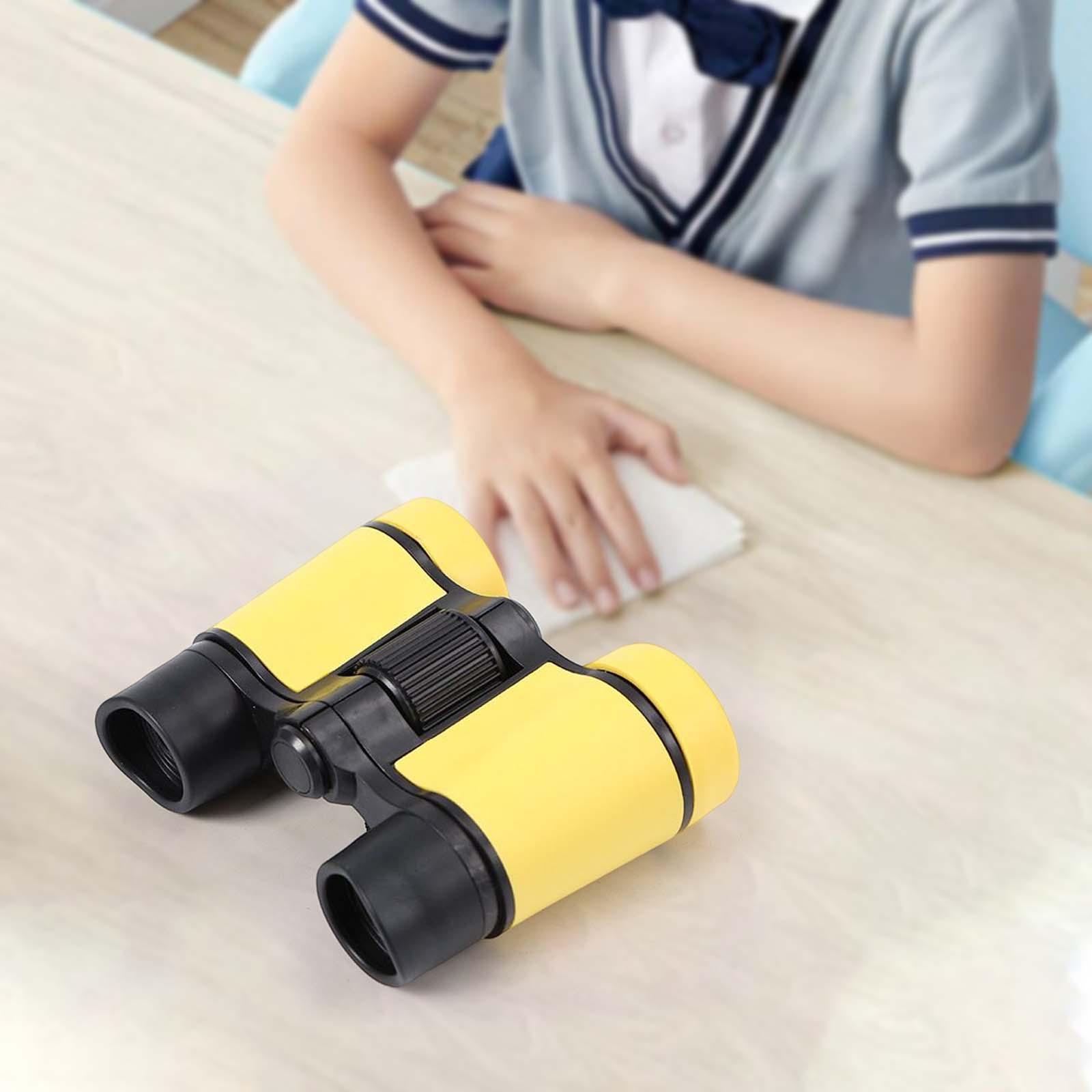 Lightweight Binoculars Toy Children  for Travel Camping Outdoor Yellow