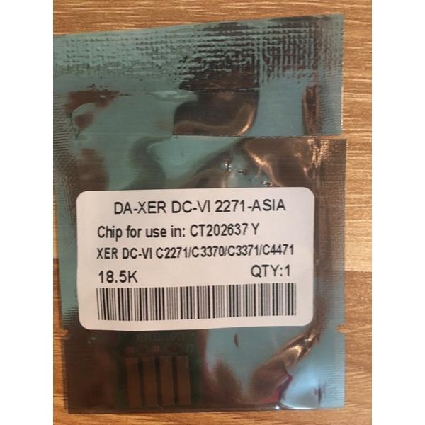 Chíp mực Fuji Xerox DC 6 -C2271/3371/4471/5571/6671/7771 - Đen/xanh/đỏ/vàng