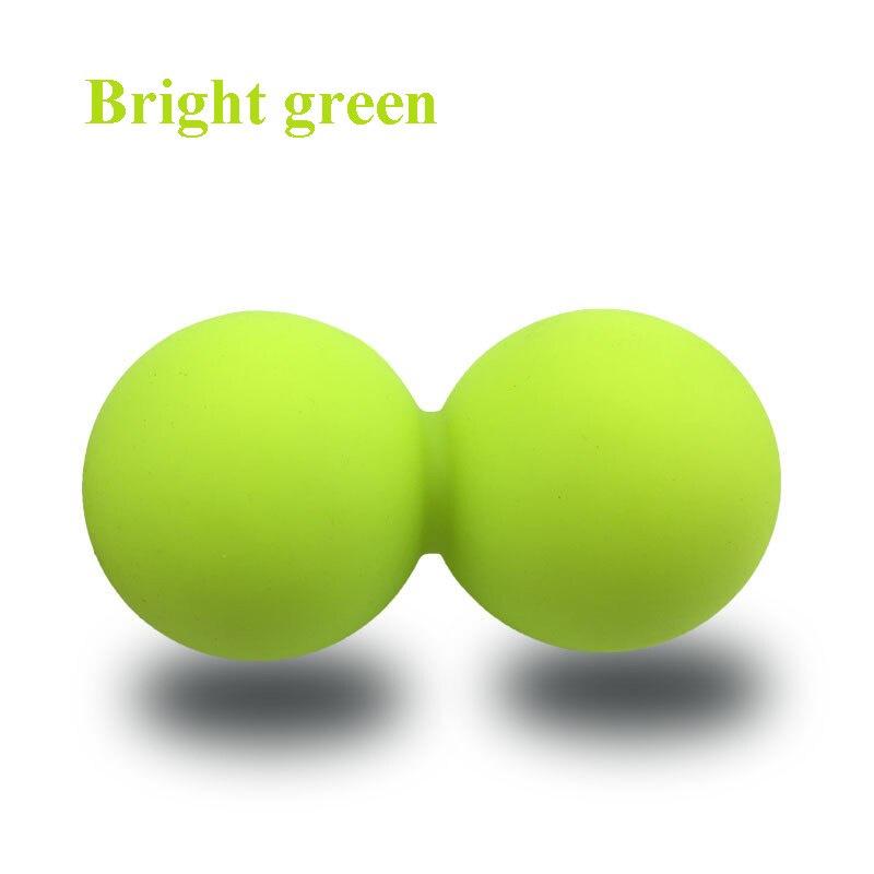 Food Grade Silicone Yoga Peanut Massage Ball Fascia Ball Relieve Relax Muscles Fitness Massage Double Ball Exercise Ball