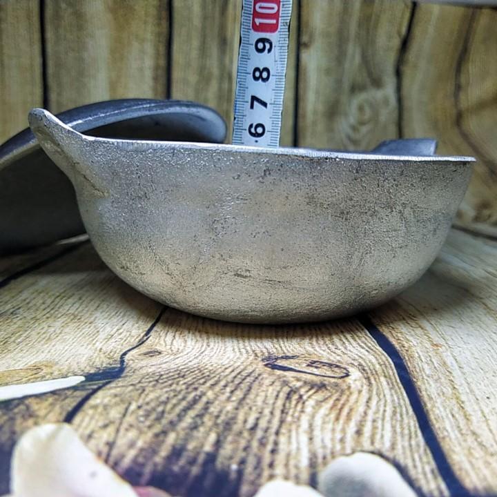 Nồi Gang dầy ĐÚC NGUYÊN KHỐI thủ công SIÊU ĐẸP -Size 17. Dụng cụ nhà bếp nấu CƠM, CANH, KHO