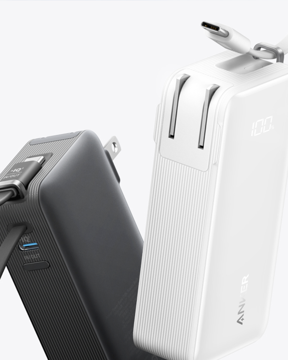 Pin sạc dự phòng 10000mAh kiêm Adapter Sạc Type-C PD 30W Anker A1637 (kèm cáp Type-C) - GiaPhucStore | Hàng Chính Hãng