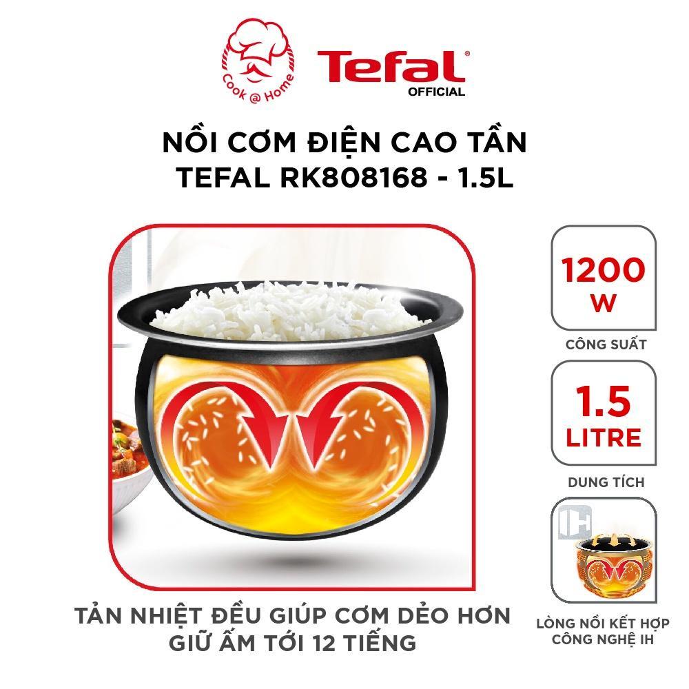 [THU HỒI VỐN] Nồi cơm điện tử cao tần Tefal RK808168 1.5L 1200W