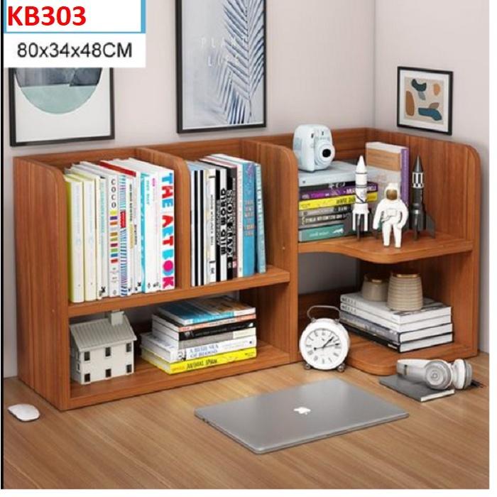 KỆ HỔ SƠ ĐỂ BÀN, KỆ SÁCH ĐỂ BÀN, KỆ ĐỰNG TÀI LIỆU BẰNG GỖ KB303