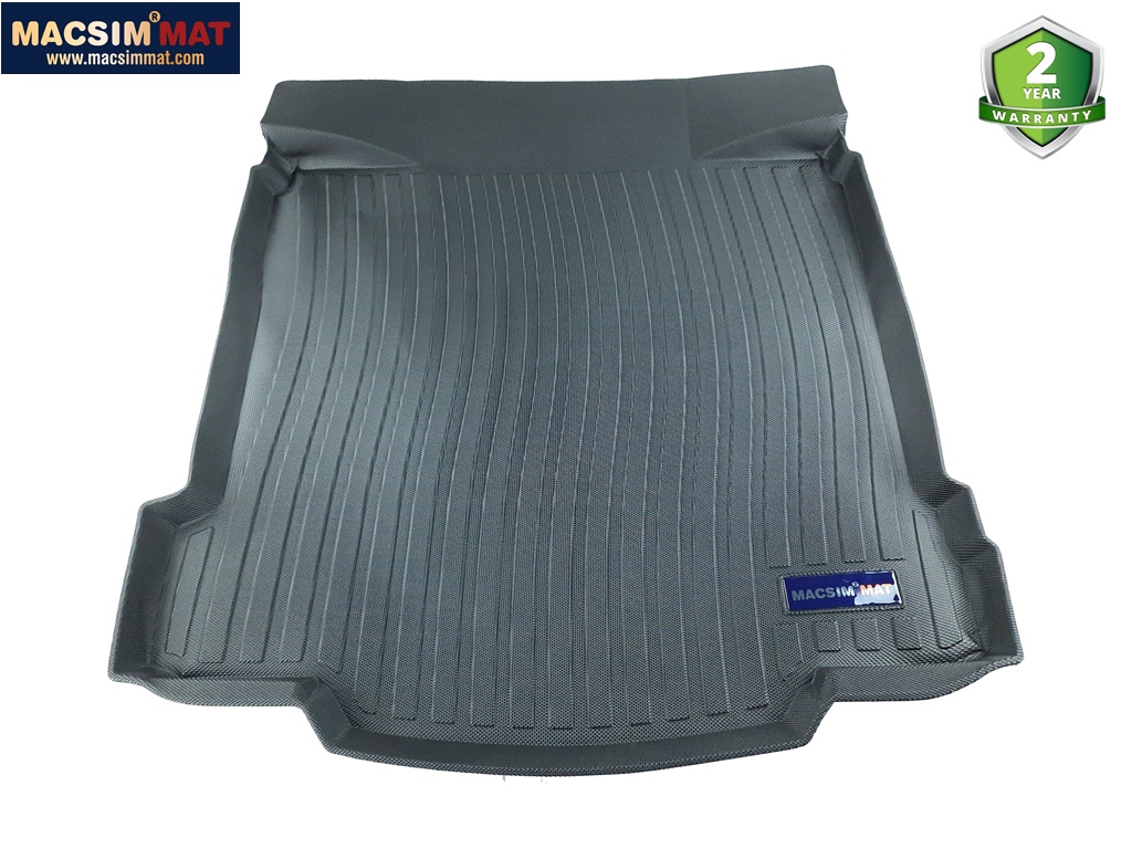Thảm lót cốp xe ô tô Cadillac XTS 2013-2017  chất liệu TPV cao cấp màu đen hàng loại 2