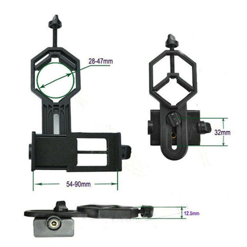 Universal Telescope Mobile Phone Adapter Mount Bracket Clip Accessories