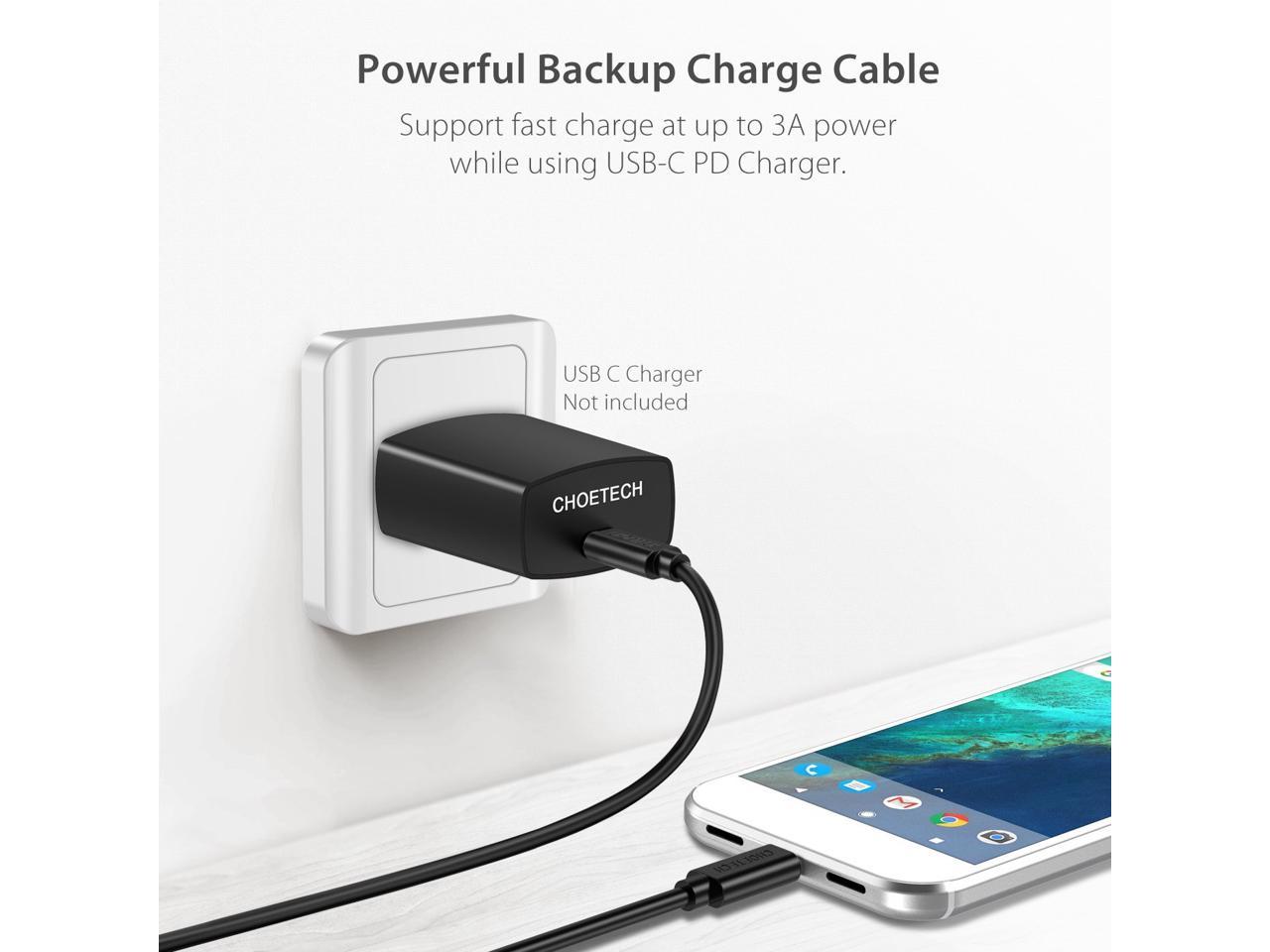 Dây cáp sạc nhanh Type-C dài 100cm hiệu CHOETECH CC002 Type C to Type C PD cho Smartphone / Tablet / Macbook / Laptop Type C - Hàng chính hãng