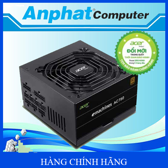 Nguồn Máy Tính Acer AC750 FR Bronze Full Modular PCI-E 5.0 – Hàng Chính Hãng