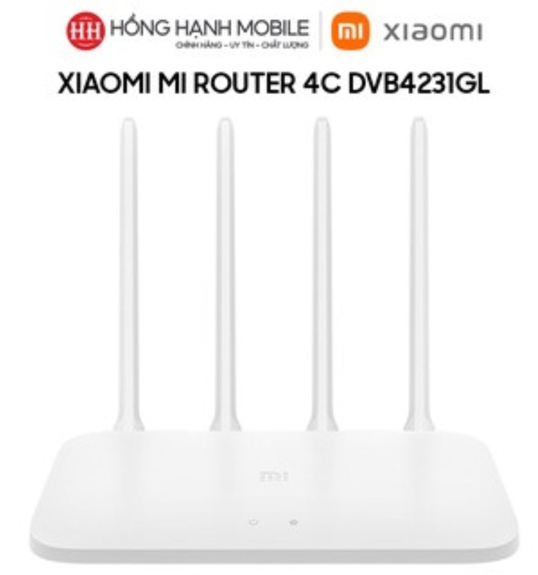 Thiết Bị Mở Rộng Sóng Wifi Xiaomi Mi Router 4C DVB4231GL - Hàng Chính Hãng