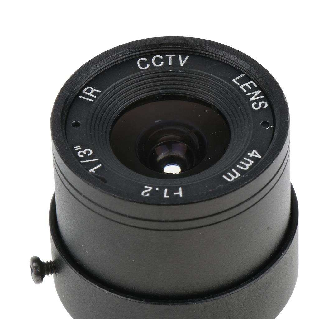 1/3 'F1.2 4mm CS Mount Fixed Iris IR CCTV Lens for  CCD Cameras