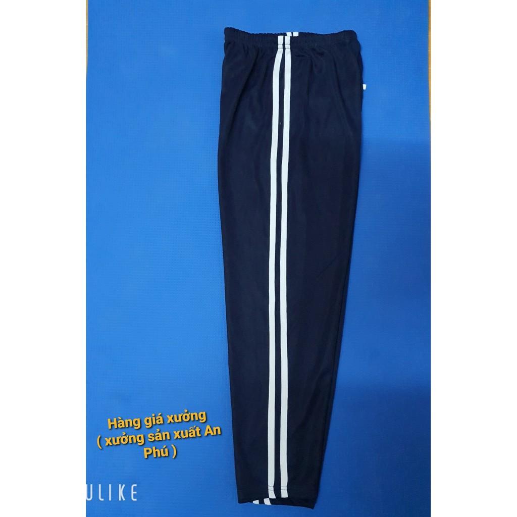 Combo áo thun cotton trắng + quần thể dục mặc nhà, mặc ngủ cho nam từ 40-70kg